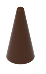 1655 - Moule cône conique en polycarbonate pour chocolat