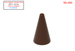 1655 - Conical Cone Chocolate Polycarbonate Mold