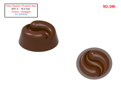 0048 - Yin Yang Pralin Çikolata Kalıbı