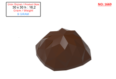 1669 - Mixed Crystal Chocolate Polycarbonate Mold