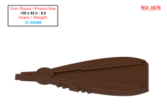 1676 - Moule Polycarbonate Chocolat Set Coiffeur