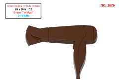 1676 - Moule Polycarbonate Chocolat Set Coiffeur