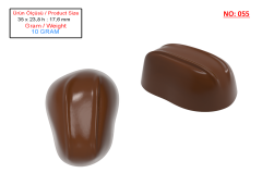 0055 - Oval Pralin Çikolata Kalıbı