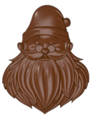 1682 - Santa Claus Polycarbonate Mold