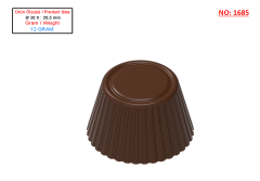 1685 - Round Chocolate Polycarbonate Mold
