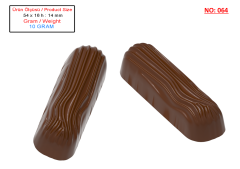 0064 - Moule à Chocolat Praliné Rectangulaire