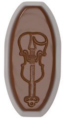 0066 - Oval Praline Chocolate Mold