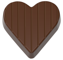 0068 - Heart Chocolate Mold for Wrapping