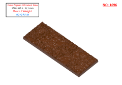 1696 - Tablet Chocolate Polycarbonate Mold