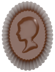 0073 - Oval Pralin Çikolata Kalıbı