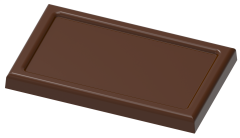 1699 - Dikdörtgen Çikolata Polikarbonat Kalıp