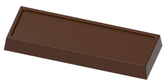 1700 - Rectangular Chocolate Polycarbonate Mold