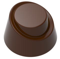 0075 - Oval Şık tasarımlı Pralin Çikolata Kalıbı