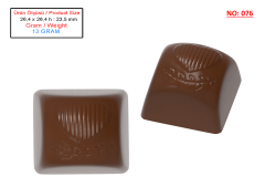 0076 - Square Praline Chocolate Mold