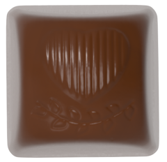 0076 - Moule Carré Chocolat Praliné