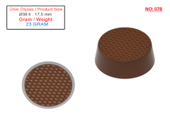 0078 - Yuvarlak Pralin Çikolata Kalıbı