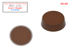 0079 - Round Praline Chocolate Mold