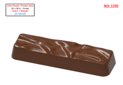 1705 - Rectangular Chocolate Polycarbonate Mold