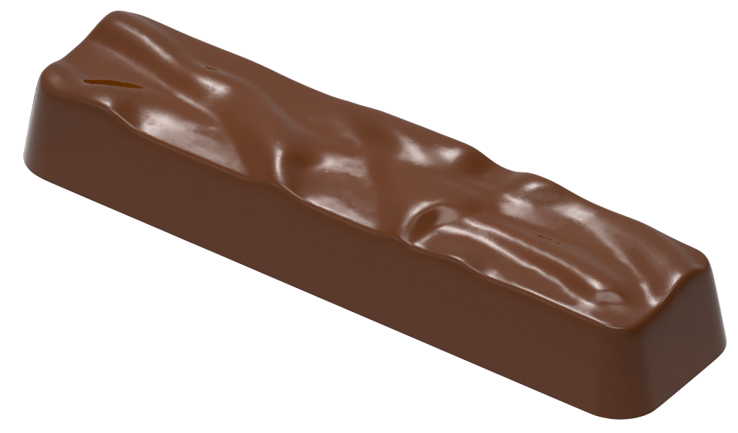 1706 - Dikdörtgen Çikolata Polikarbonat Kalıp