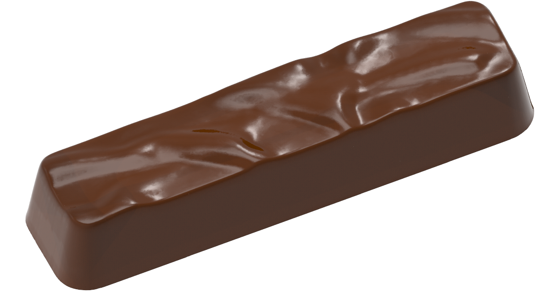1707 - Moule rectangulaire en polycarbonate pour chocolat