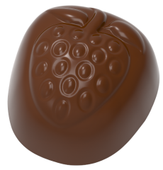0084 - Çilek Kabartmalı Çikolata Kalıbı