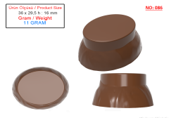 0086 - Round Bowl Chocolate Mold