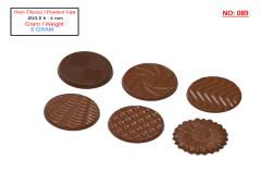 0089 - Round Madlen Chocolate Mold