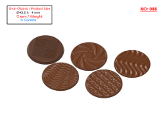 0088 - Round Madlen Chocolate Mold