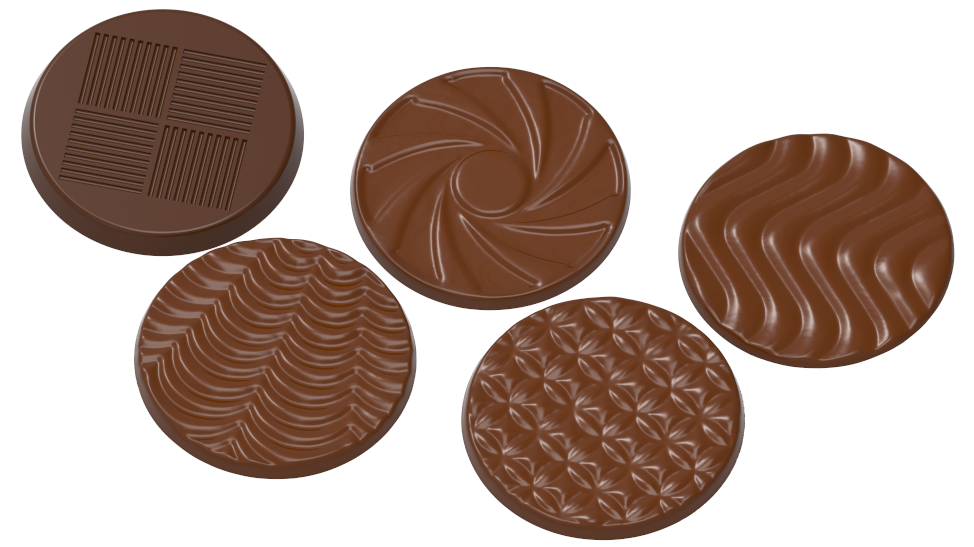 0088 - Round Madlen Chocolate Mold