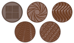 0088 - Round Madlen Chocolate Mold