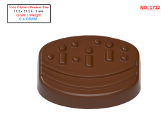 1712 - Moule Décoration Mini Chocolat en Polycarbonate