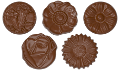 0091 - Çiçek Madlen Çikolata Kalıbı