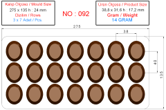 0092 - Round Bowl Chocolate Mold