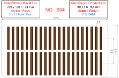 0094 - Moule à Chocolat Stick
