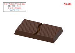 0096 - Napoliten Çikolata Kalıbı