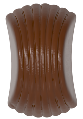 0099 - Dikdörgen Oval Çizgili Pralin Çikolata Kalıbı