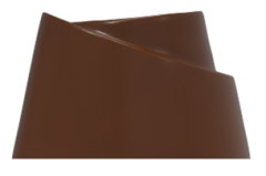 1721 - Dairesel Spesiyal Çikolata Polikarbonat Kalıp