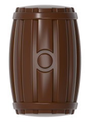 0106 - Special Rectangular Barrel Figure Chocolate Mold