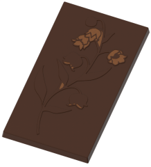 1731 - Tablet Chocolate Polycarbonate Mold