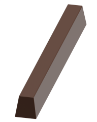 1737 - Çubuk Çikolata Polikarbonat Kalıbı