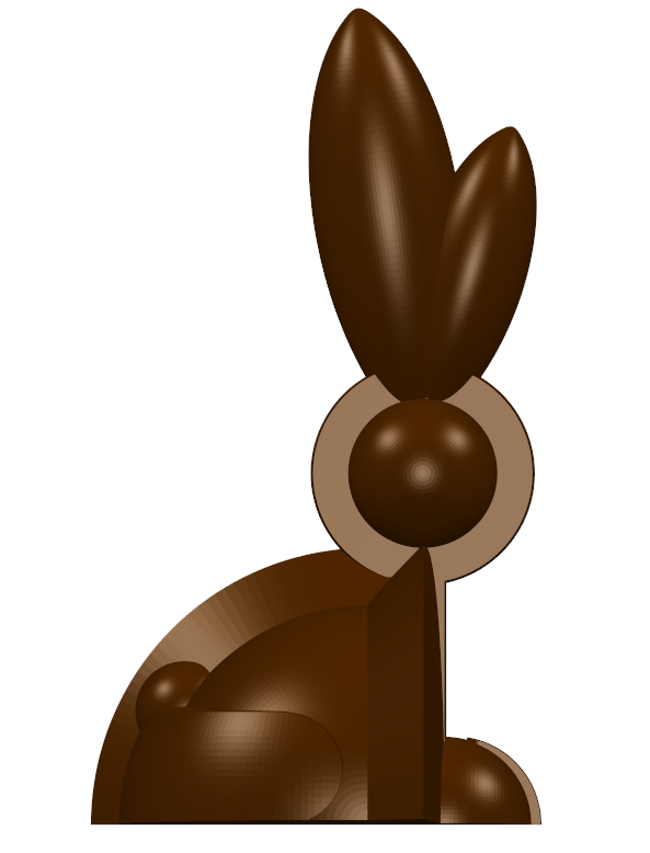 1739 - Moule à Chocolat Magnétique Lapin