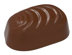 0121 - Special Oval Patterned Praline Chocolate Mold