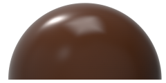 1745 - Hemispherical Chocolate Polycarbonate Mold
