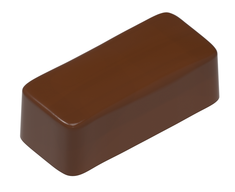 1747 - Dikdörtgen Çikolata Polikarbonat Kalıbı