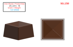 1760 - Moule Polycarbonate Mix Chocolat