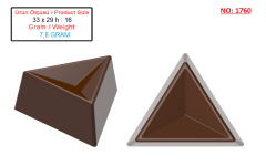 1760 - Moule Polycarbonate Mix Chocolat