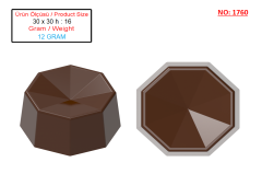 1760 - Moule Polycarbonate Mix Chocolat