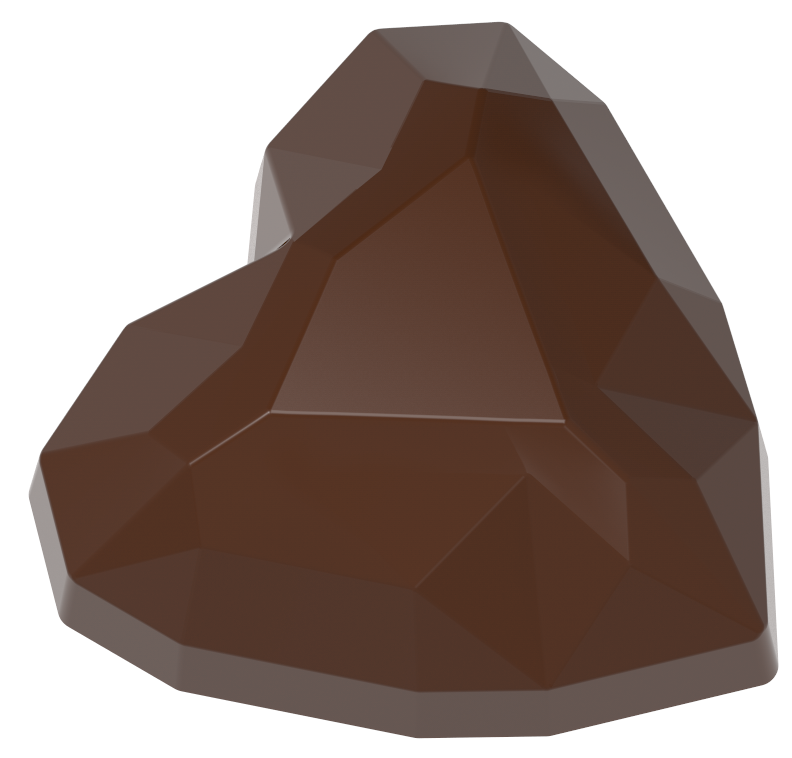 1762 - Moule Polycarbonate Chocolat Coeur