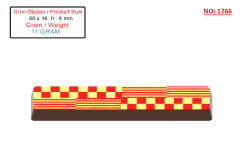 1766 - Transfer Baskı Kağıdıyla Kullanılan Polikarbonat Çikolata Kalıbı