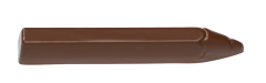 1767 - Moule Crayon Chocolat en Polycarbonate